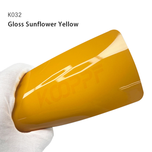Gloss Sunflower Yellow TPU Color Car Lack Schutz Film