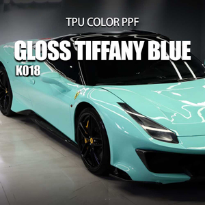 Selbstheilende PPF-Folie, glänzend, Tiffany-Blau, TPU-Farbe, Autolack-Schutzfolie