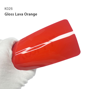 Gloss Lava Orange TPU gefärbte PPF -Wickelwagen -Farbschutz Film Trockener Anwendung und nasse Anwendung