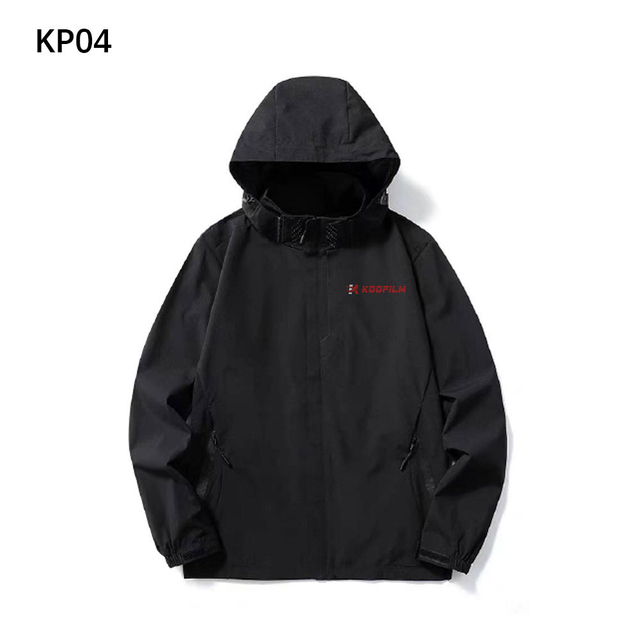 KP04 Black Unisex Fleece Pullover mit Koofilm Logo -Autofilm -Tool in SML XL 2XL 3XL erhältlich