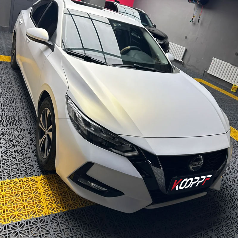 Matte TPU-Farblackschutzfolie „Frozen Grey Lily“.