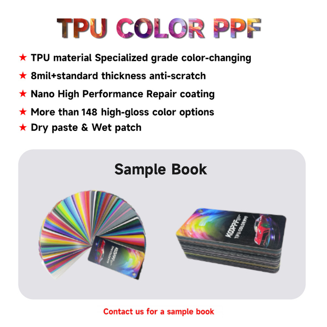 Matte Gun Grey TPU PPF Farb-Autolackschutzfolie