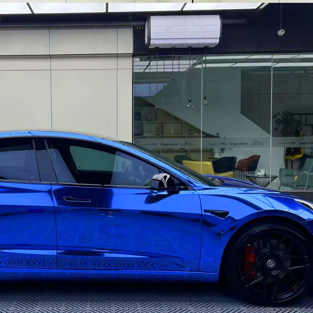 Super Chrome Nil Blue Paint Protection Film niedriger Preis und hohe Qualität.