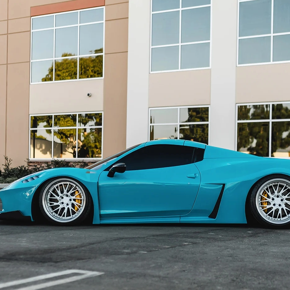 Gloss Miami Blue TPU Farbe PPF Car Lackschutz Film