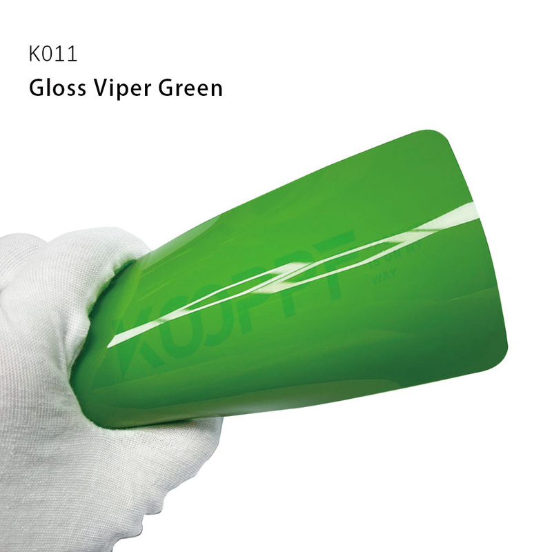 Gloss Viper Green TPU PPF -Farbschutz Film Fahrzeugverpackungsfarben für Vinylpeak ein Auto